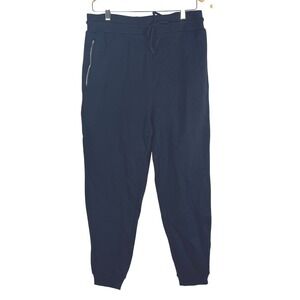 Blue Ice Mens Navy Blue Fleece Joggers Sweatpants Drawstring L JMFP-620NV/L NWT